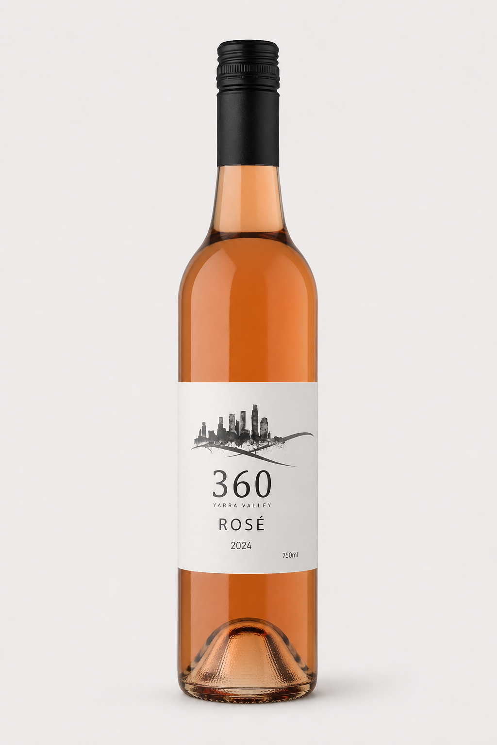 360 Rose wine bottle