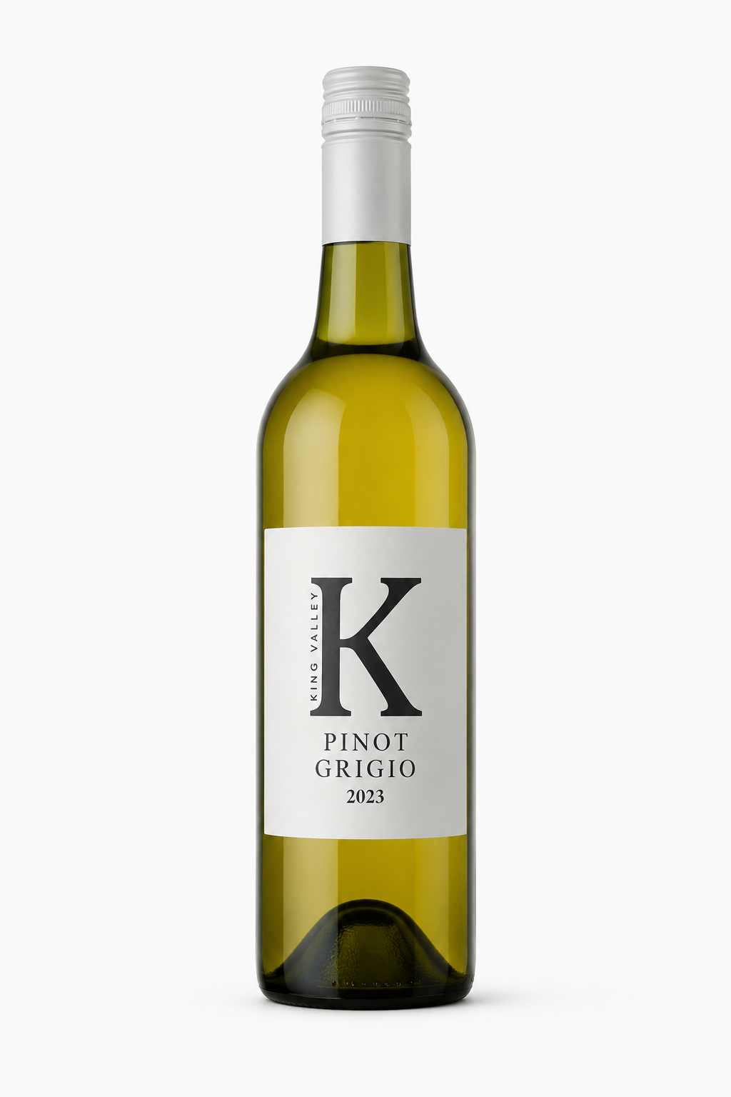 K Pinot Grigio wine bottle